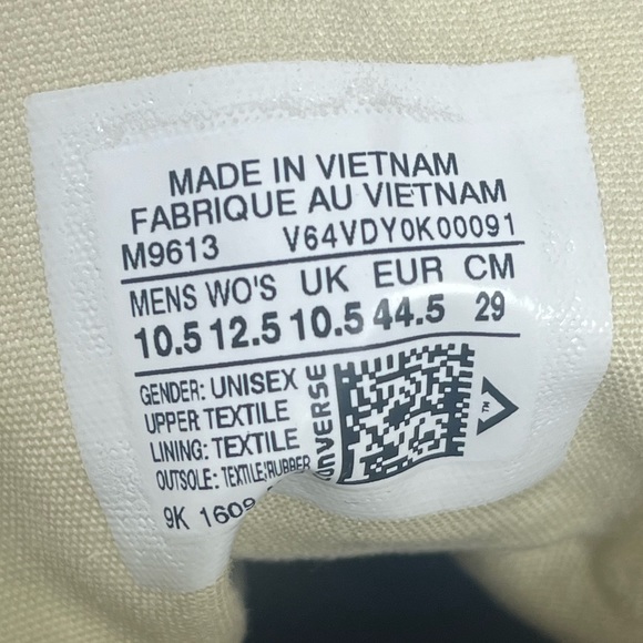 ⚠️SOLD⚠️Converse High Tops Shoes - Maroon & White - Men’s Size 10.5 - Picture 9 of 10